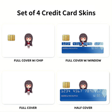 Load image into Gallery viewer, Kakegurui Yumeko Jabami  Credit Card Skins (4-in-1 Pack)
