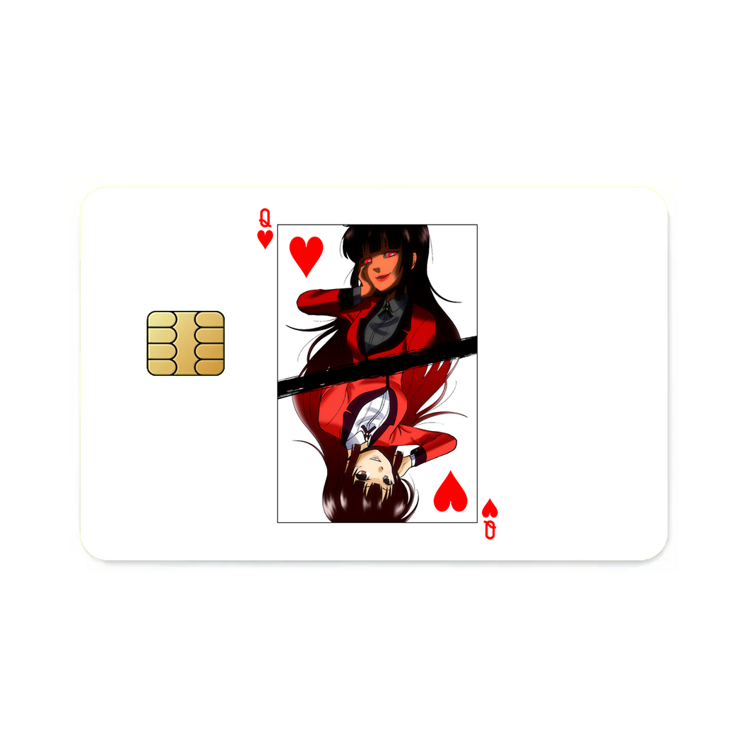 Kakegurui Yumeko Jabami  Credit Card Skins (4-in-1 Pack)