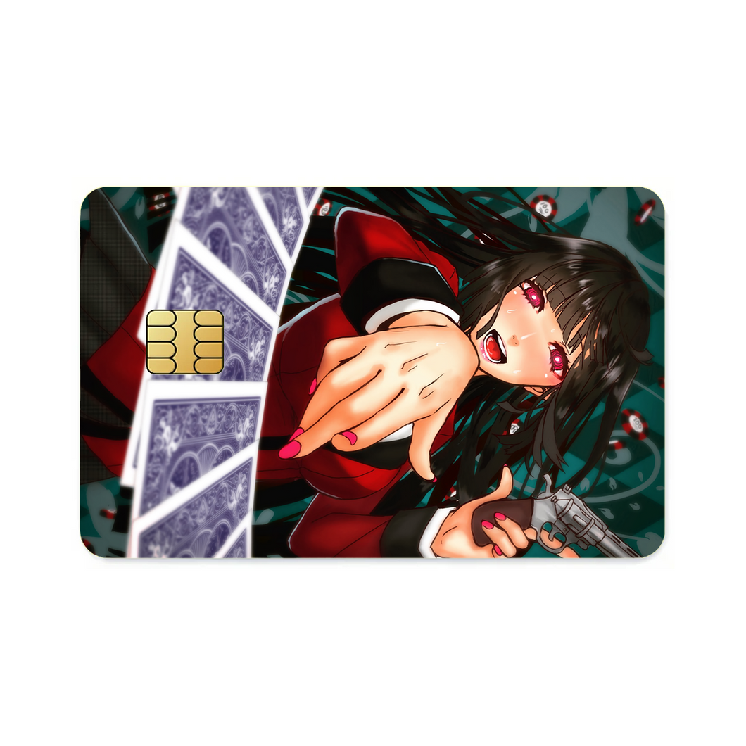 Kakegurui Yumeko Jabami  Credit Card Skins (4-in-1 Pack)