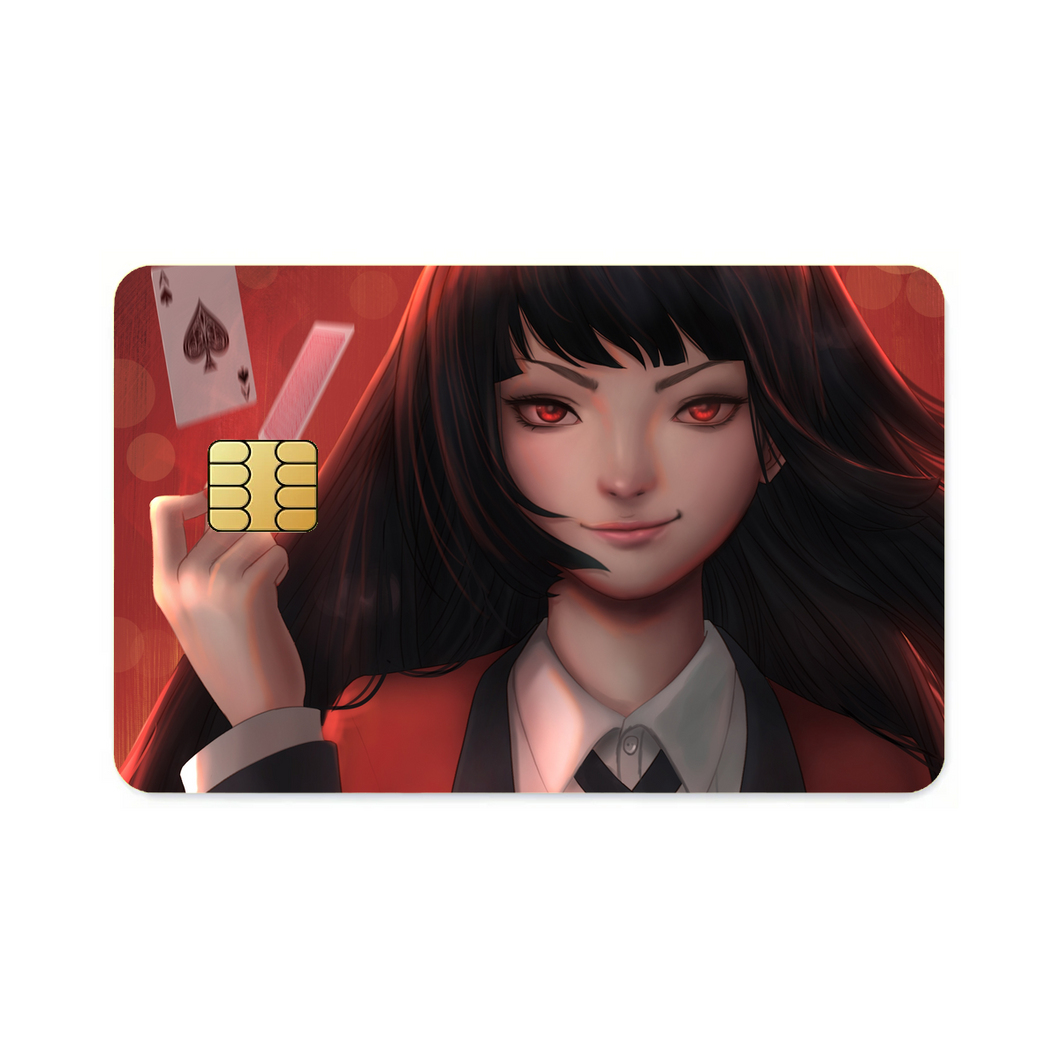 Kakegurui Yumeko Jabami  Credit Card Skins (4-in-1 Pack)