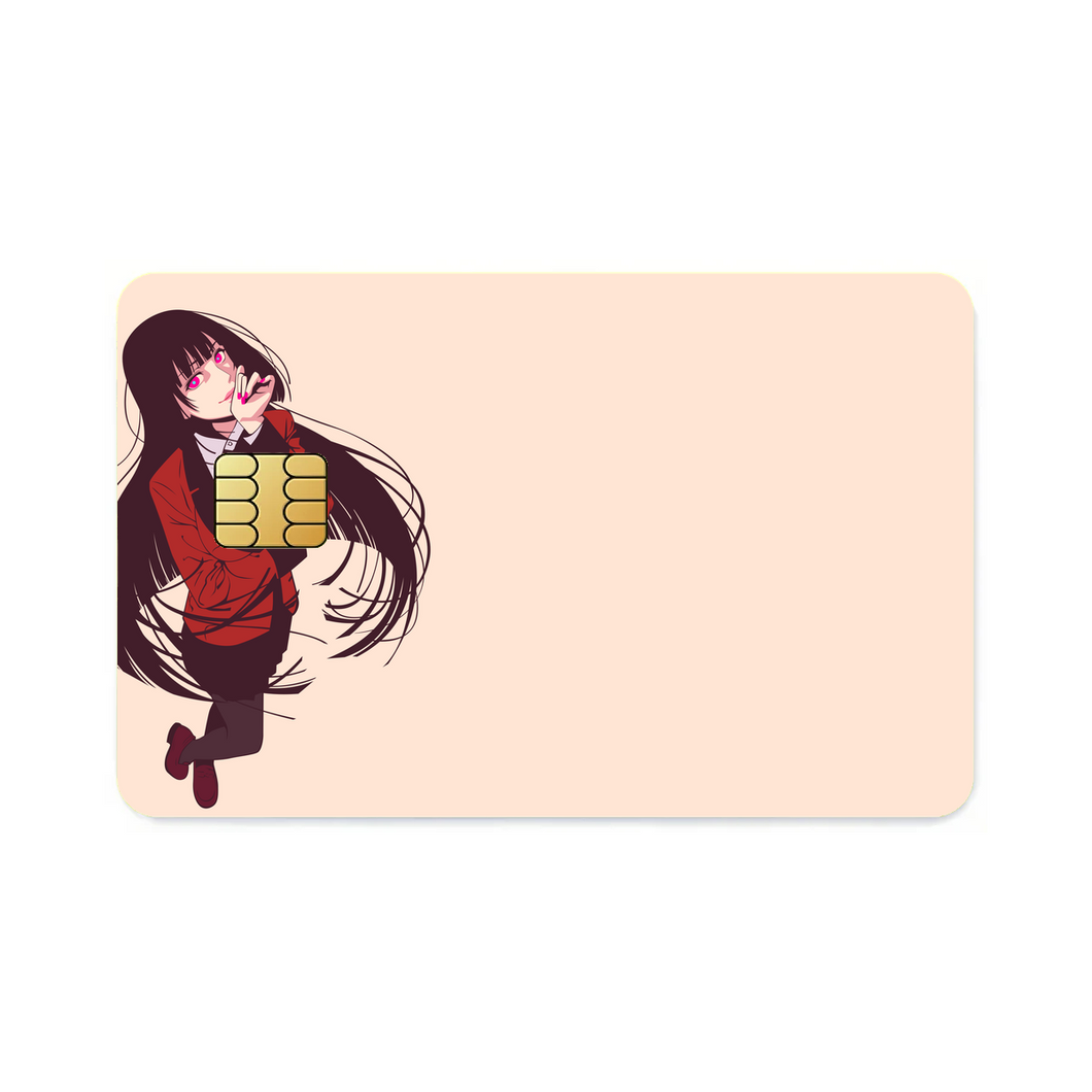 Kakegurui Yumeko Jabami  Credit Card Skins (4-in-1 Pack)