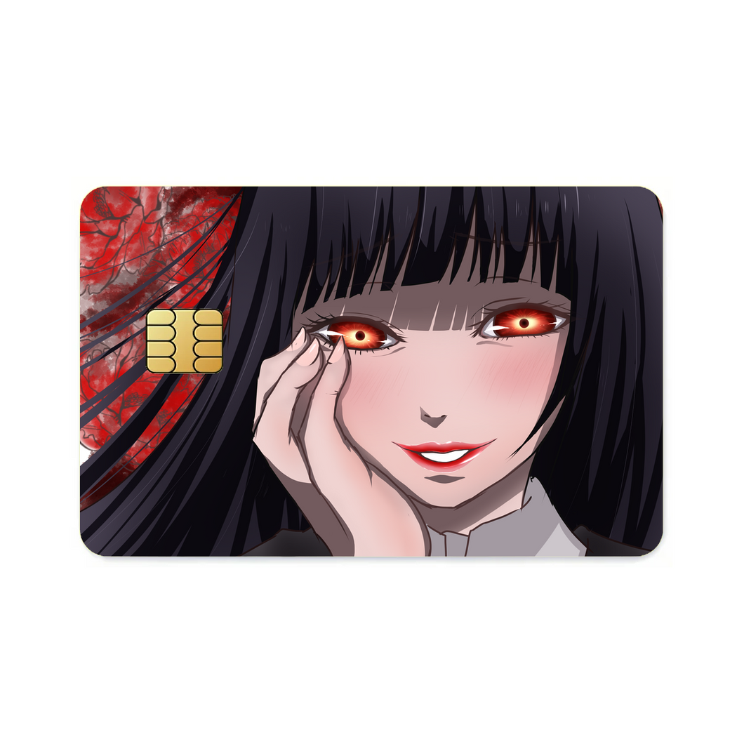 Kakegurui Yumeko Jabami  Credit Card Skins (4-in-1 Pack)
