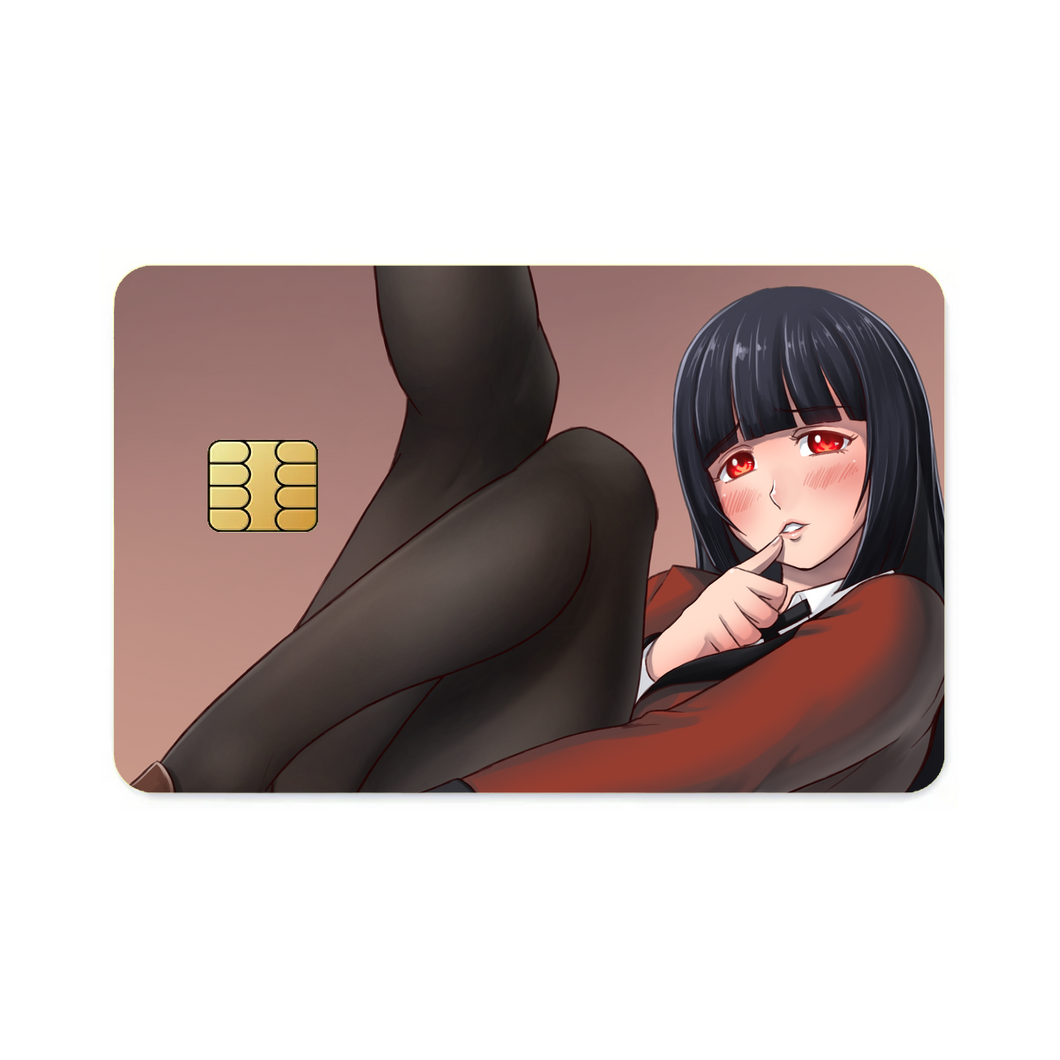 Kakegurui Yumeko Jabami  Credit Card Skins (4-in-1 Pack)