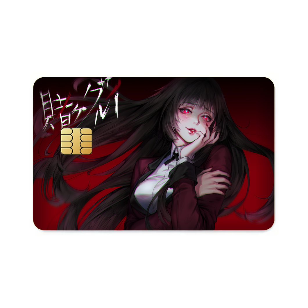 Kakegurui Yumeko Jabami  Credit Card Skins (4-in-1 Pack)