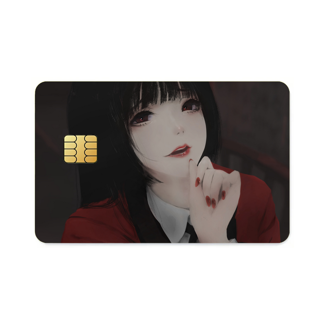Kakegurui Yumeko Jabami  Credit Card Skins (4-in-1 Pack)