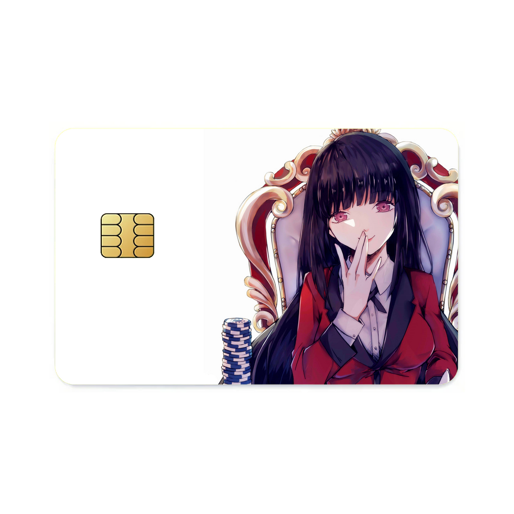 Kakegurui Yumeko Jabami  Credit Card Skins (4-in-1 Pack)