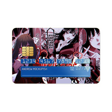 Load image into Gallery viewer, Kakegurui Yumeko Jabami  Credit Card Skins (4-in-1 Pack)
