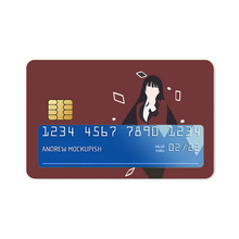 Load image into Gallery viewer, Kakegurui Yumeko Jabami  Credit Card Skins (4-in-1 Pack)
