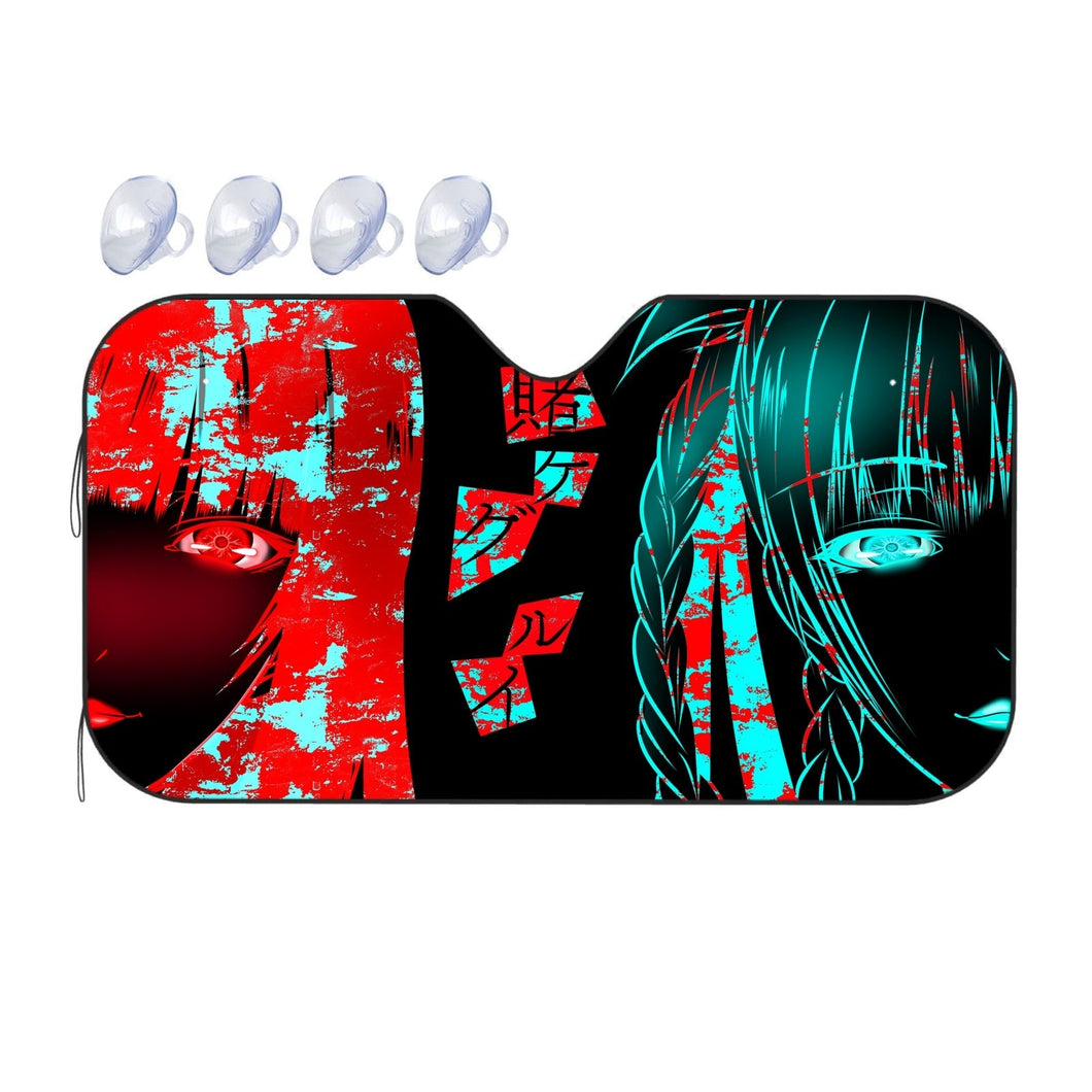 Kakegurui Yumeko Jabami, Kirari Momobami  Car Sunshade
