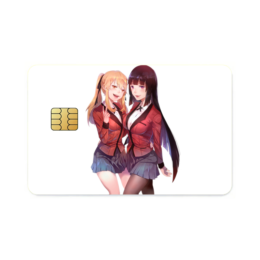 Kakegurui Yumeko Jabami, Mary Saotome  Credit Card Skins (4-in-1 Pack)