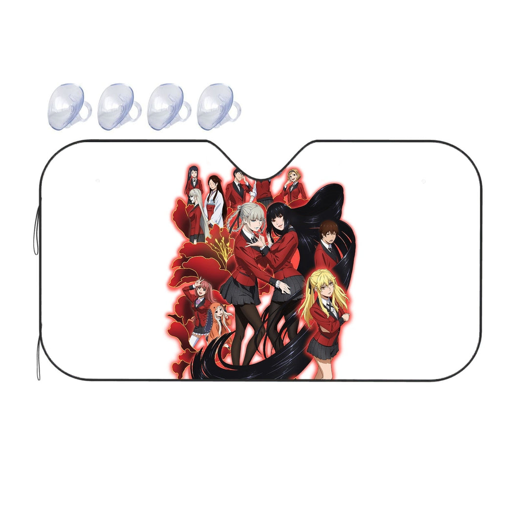 Kakegurui Yumeko Jabami, Mary Saotome, Midari Ikishima, Kirari Momobami, Yumemi Yumemite  Car Sunshade