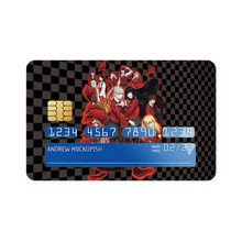 Load image into Gallery viewer, Kakegurui Yumeko Jabami, Mary Saotome, Midari Ikishima, Kirari Momobami, Yumemi Yumemite  Credit Card Skins (4-in-1 Pack)
