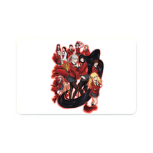 Load image into Gallery viewer, Kakegurui Yumeko Jabami, Mary Saotome, Midari Ikishima, Kirari Momobami, Yumemi Yumemite  Credit Card Skins (4-in-1 Pack)
