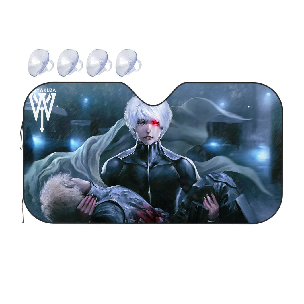 Kaneki and Hide  Car Sunshade