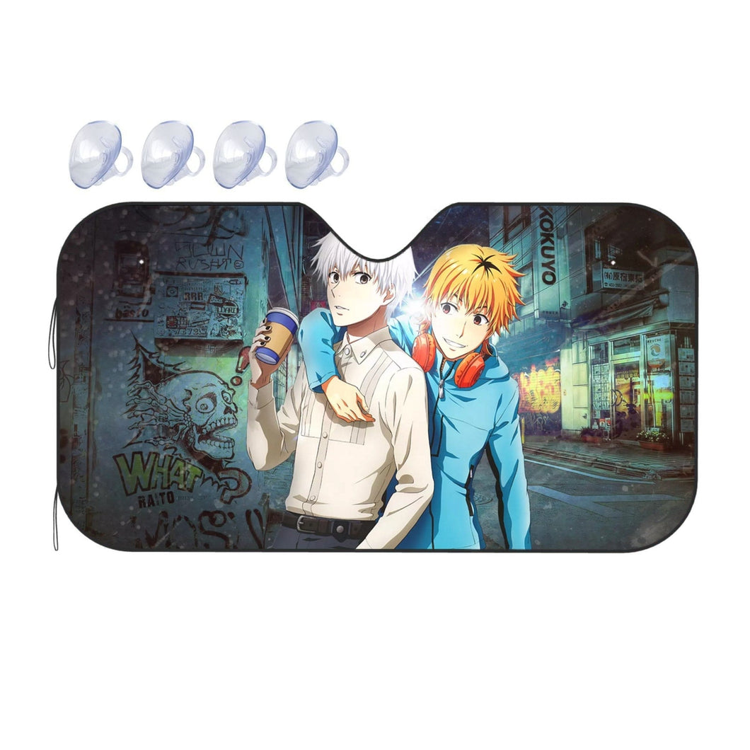 kaneki and hidi  Car Sunshade