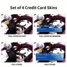Load image into Gallery viewer, kaneki-ken mask Credit Card Skins (4-in-1 Pack)
