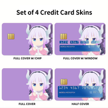Load image into Gallery viewer, Kanna Kamui - Kobayashi-san Chi no Maid Dragon  Credit Card Skins (4-in-1 Pack)
