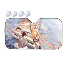 Load image into Gallery viewer, Kaori and Arima  Car Sunshade

