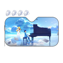 Load image into Gallery viewer, Kaori and Arima  Car Sunshade
