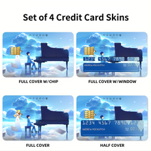 Load image into Gallery viewer, Kaori and Arima  Credit Card Skins (4-in-1 Pack)
