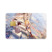 Load image into Gallery viewer, Kaori and Arima  Credit Card Skins (4-in-1 Pack)
