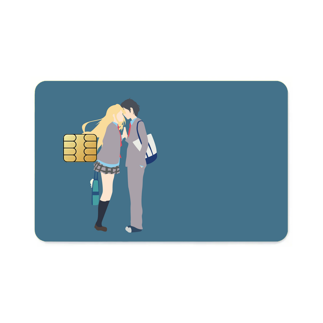 Kaori and Arima  Credit Card Skins (4-in-1 Pack)