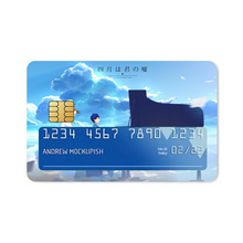 Load image into Gallery viewer, Kaori and Arima  Credit Card Skins (4-in-1 Pack)
