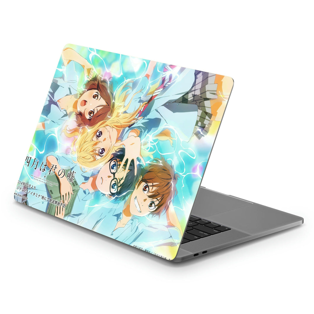 Kaori,Arima,Ryota and Tsubaki Macbook Skin
