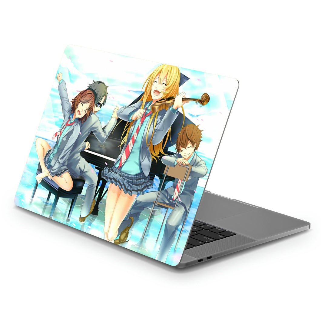 Kaori,Arima,Tsubaki and Ryota Macbook Skin