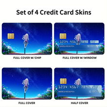 Load image into Gallery viewer, Kaori Miyazono  Credit Card Skins (4-in-1 Pack)
