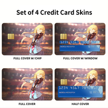Load image into Gallery viewer, Kaori Miyazono Credit Card Skins (4-in-1 Pack)
