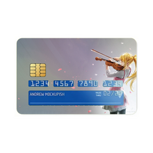 Load image into Gallery viewer, Kaori Miyazono  Credit Card Skins (4-in-1 Pack)
