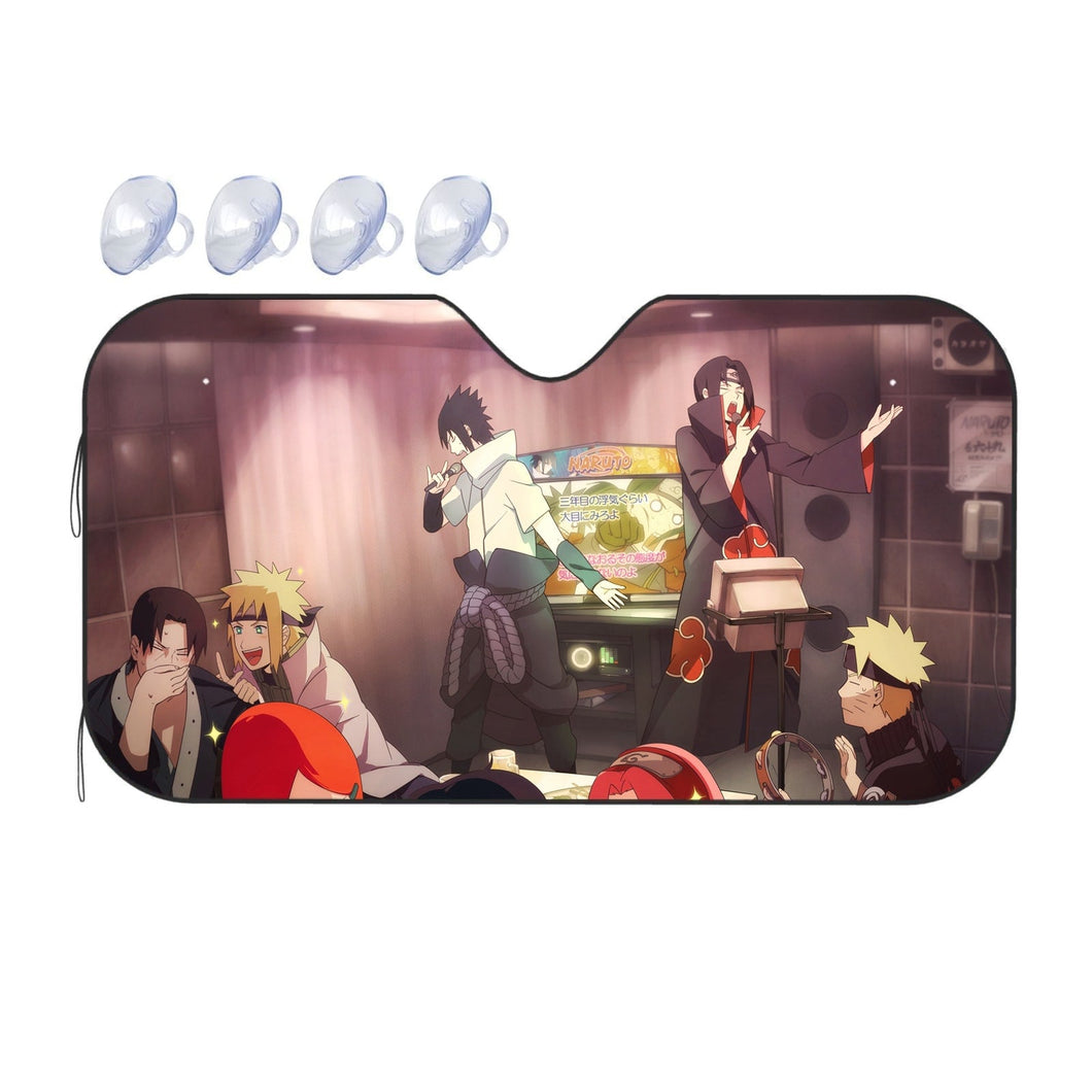 Karaoke time!  Car Sunshade
