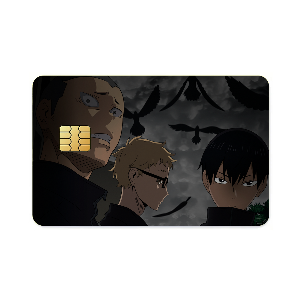 Karasuno´s Crows (Haikyu)  Credit Card Skins (4-in-1 Pack)