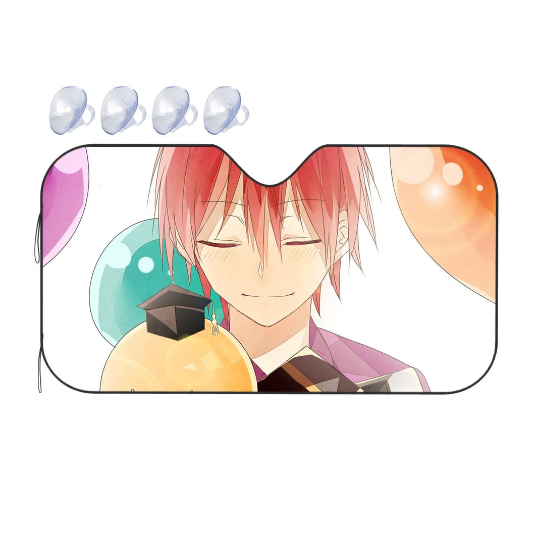 Karma Akabane and Koro-sensei  Car Sunshade