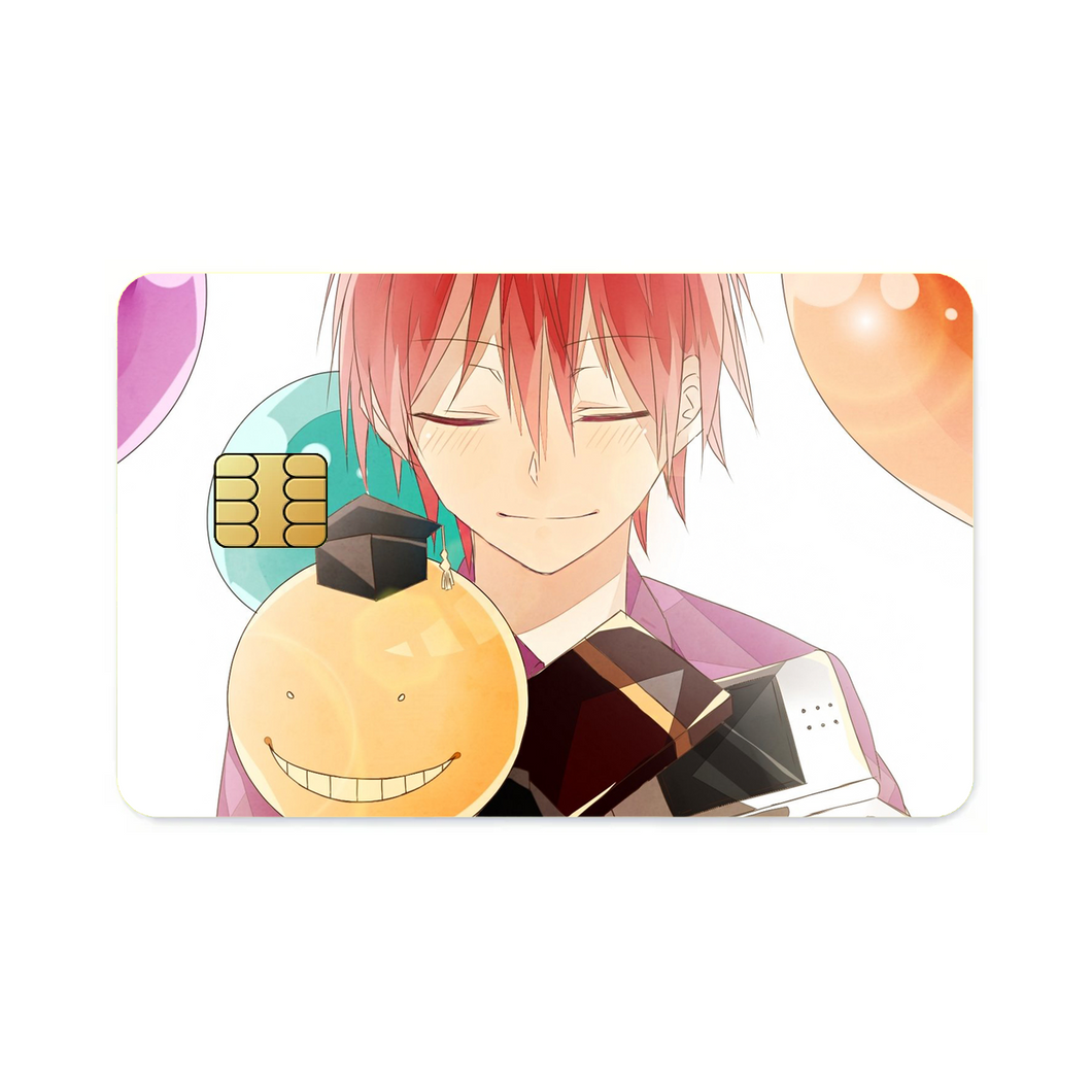 Karma Akabane and Koro-sensei  Credit Card Skins (4-in-1 Pack)