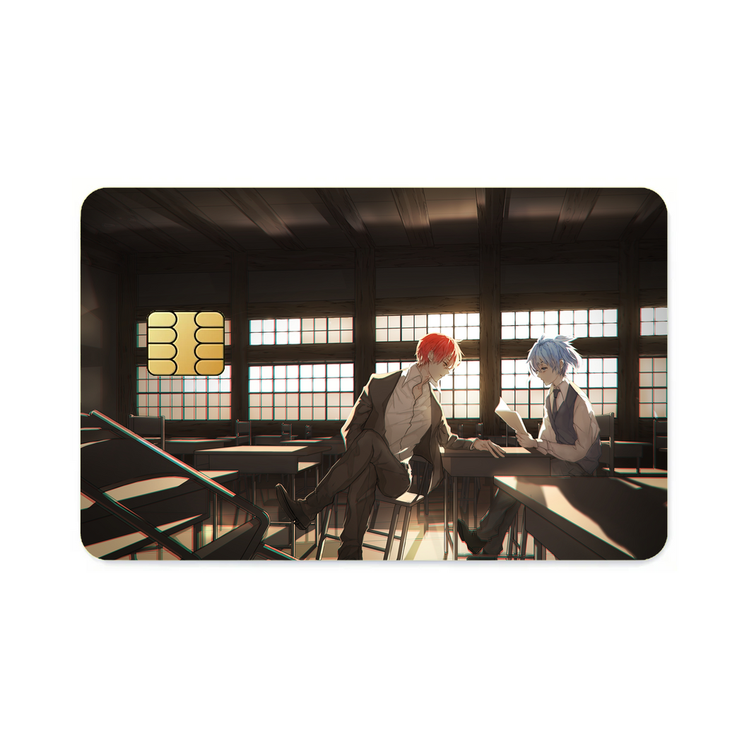 Karma and Nagisa  Credit Card Skins (4-in-1 Pack)