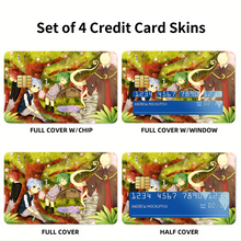 Load image into Gallery viewer, Karma,Nagisa,Kaede and Koro-sensei  Credit Card Skins (4-in-1 Pack)
