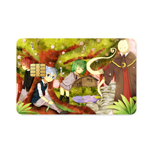 Load image into Gallery viewer, Karma,Nagisa,Kaede and Koro-sensei  Credit Card Skins (4-in-1 Pack)
