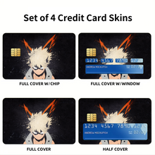 Load image into Gallery viewer, Katsuki  Credit Card Skins (4-in-1 Pack)
