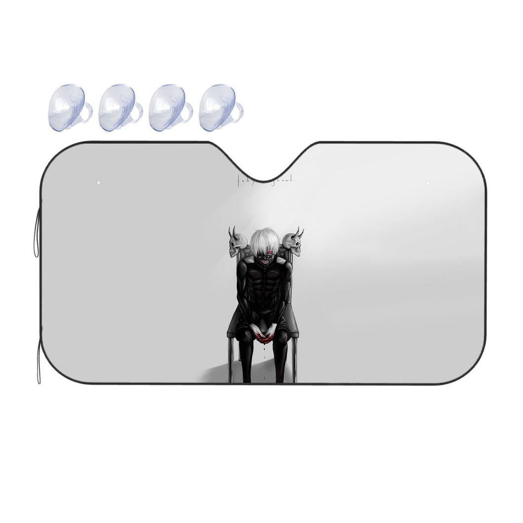 Ken Kaneki - Mask Car Sunshade