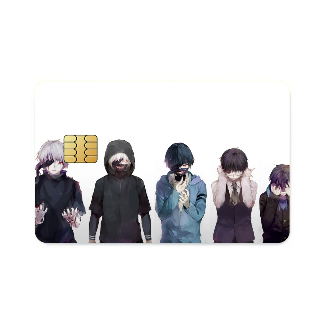 Ken Kaneki Transformation  Credit Card Skins (4-in-1 Pack)