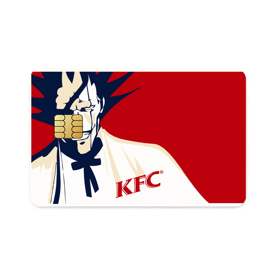 Kenpachi Fried Chicken Credit Card Skins (4-in-1 Pack)