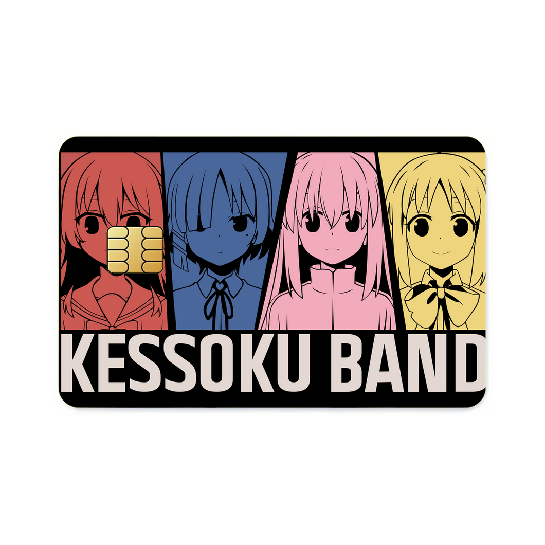Kessoku Band | Bocchi the Rock!  Credit Card Skins (4-in-1 Pack)