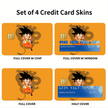 Load image into Gallery viewer, Kid Goku  Credit Card Skins (4-in-1 Pack)
