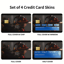 Load image into Gallery viewer, Kindled Archwizard  Credit Card Skins (4-in-1 Pack)
