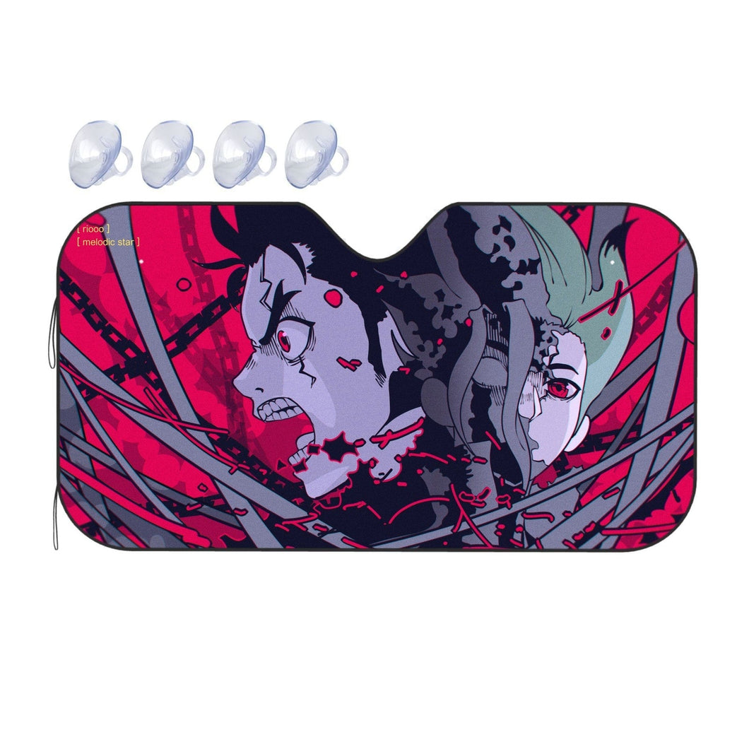 King of the Stone World  Car Sunshade