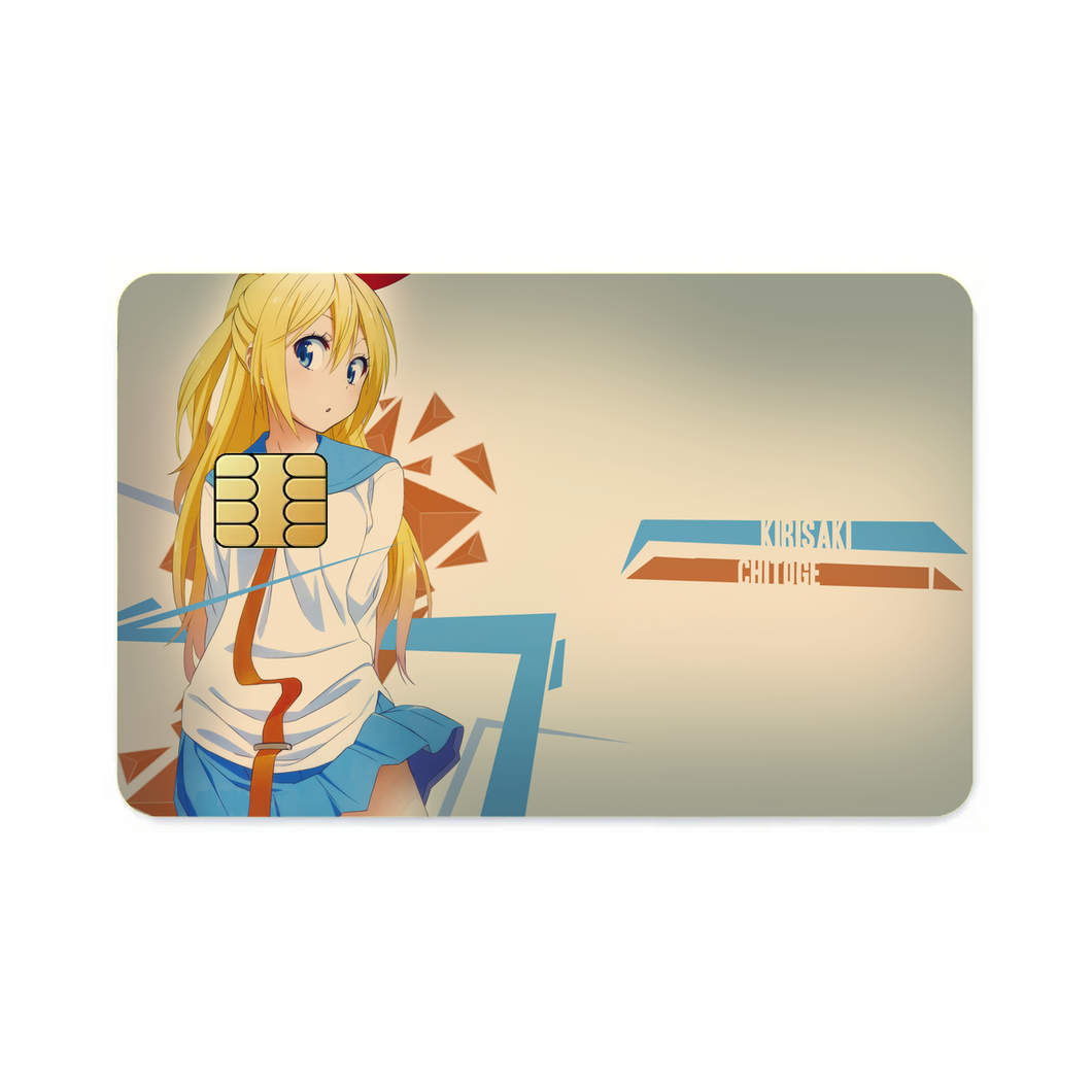 Kirisaki Chitoge  Credit Card Skins (4-in-1 Pack)