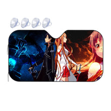 Load image into Gallery viewer, Kirito and Asuna  Car Sunshade

