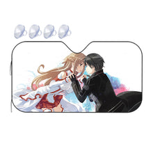 Load image into Gallery viewer, Kirito and Asuna Car Sunshade
